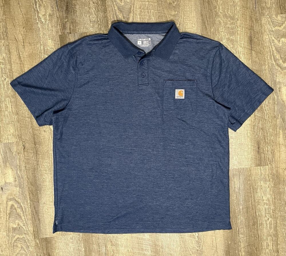 Carhartt Original Fit Short Sleeve Pocket Polo Work Shirt Men’s XL